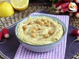 Resepti Säilötyllä sitruunalla maustettu hummus herkullisilla makuilla