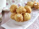 Resepti Chouquettes, choux helmisokerilla höystetty