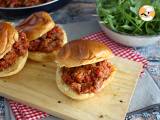 Resepti Sloppy joes -tyylinen hampurilainen