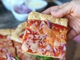 Resepti Cottage cheese -pizza