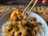 Resepti Rapeaa appelsiinitofua orange chicken -tyyliin