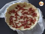 Helppo kotitekoinen quiche lorraine resepti - Valmistelu askel 1