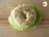 Kasvissyöjä bagel - Valmistelu askel 4