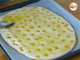 Focaccia, italialainen leipä rosmariinilla - Valmistelu askel 5