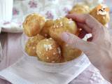 Chouquettes, choux helmisokerilla höystetty - Valmistelu askel 6