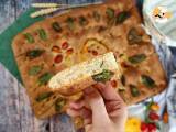 Focaccia kukat - focaccia taide - Valmistelu askel 10