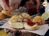 Sitruunankuorilla varustetut scones - Valmistelu askel 8