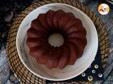 Halloween Bundt-kakku, suussa sulava suklaa bundt-kakku - Valmistelu askel 6