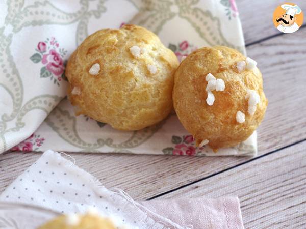 Chouquettes, choux helmisokerilla höystetty - kuva 3