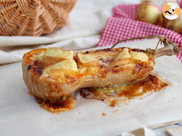 Courgiflette - Butternut-kurpitsa tartiflette-tyyliin