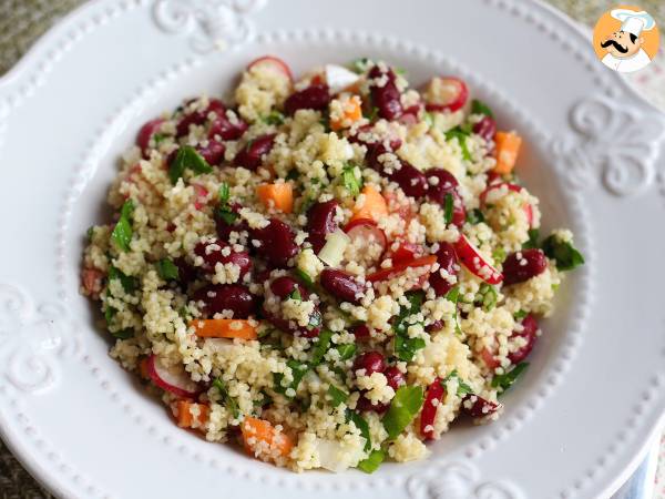 Couscous-salaatti on yksinkertainen, terveellinen ja värikäs alkuruoka! - kuva 4