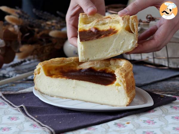 Erittäin kermaista flan pâtissier