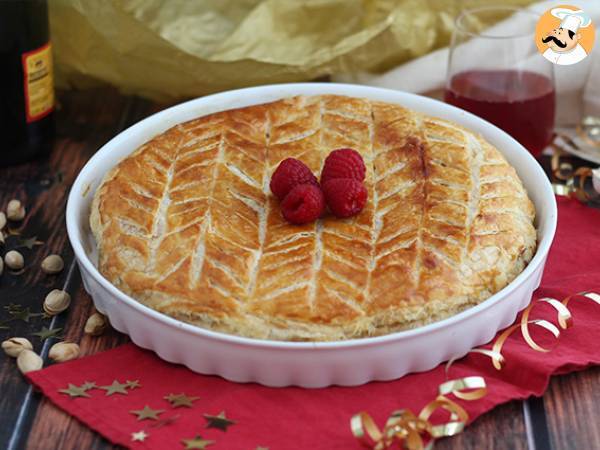 Frangipane-vadelma-pistaasipähkinä galette des rois