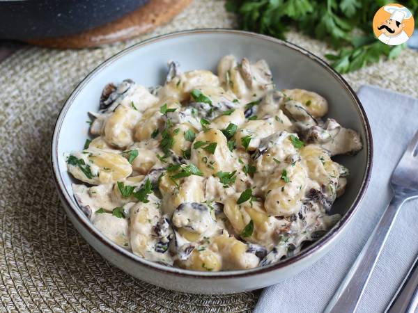 Gnocchi sienillä, maukas ja helppo ensimmäinen ruokalaji