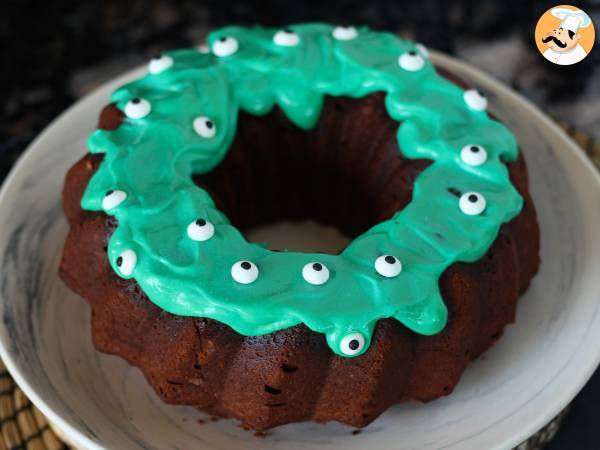 Halloween Bundt-kakku, suussa sulava suklaa bundt-kakku - kuva 2