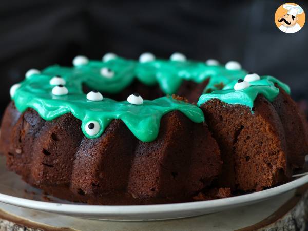 Halloween Bundt-kakku, suussa sulava suklaa bundt-kakku - kuva 3