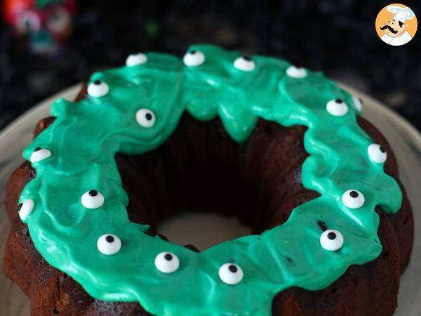 Halloween Bundt-kakku, suussa sulava suklaa bundt-kakku - kuva 7