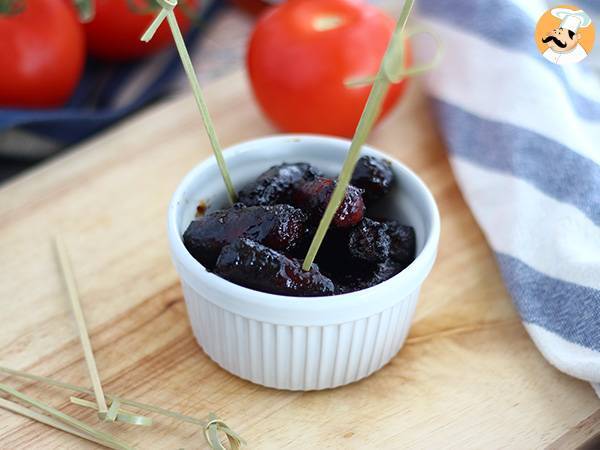 Karamellisoidut makkarat aperitiiviksi