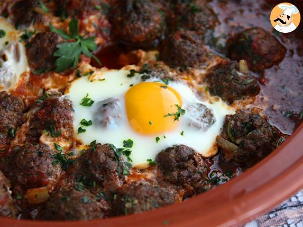 Kefta tagine (mausteisten ja yrttien kanssa jauhettuja lihapullia) - kuva 3