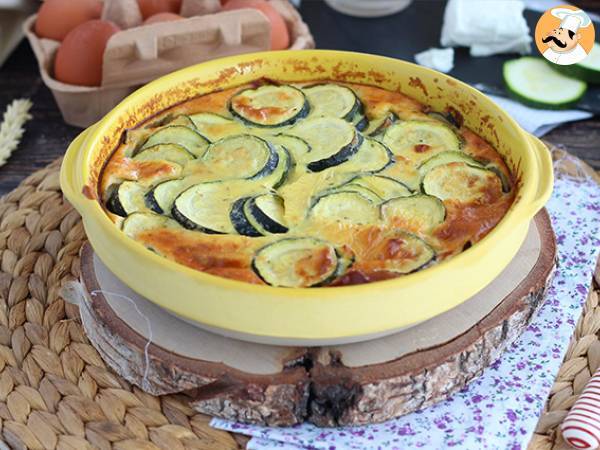 Kesäkurpitsaa ja vuohenjuustoa Clafoutis - kuva 5