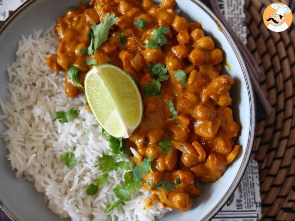 Kikhernecurry, super gourmet vegaaninen resepti - kuva 2