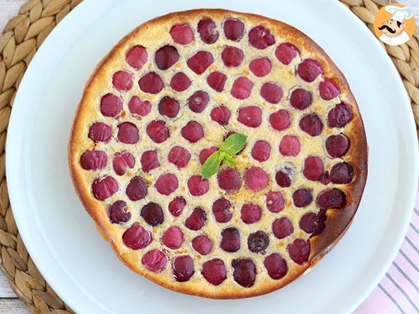 Kirsikkainen clafoutis, erittäin sulava klassikko