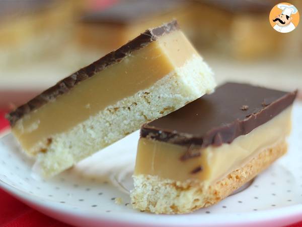 Kotitekoinen Twix tai Millionaire Shortbread