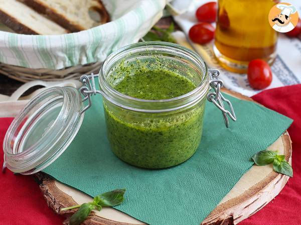 Kotitekoinen vihreä pesto - pesto alla genovese - kuva 2