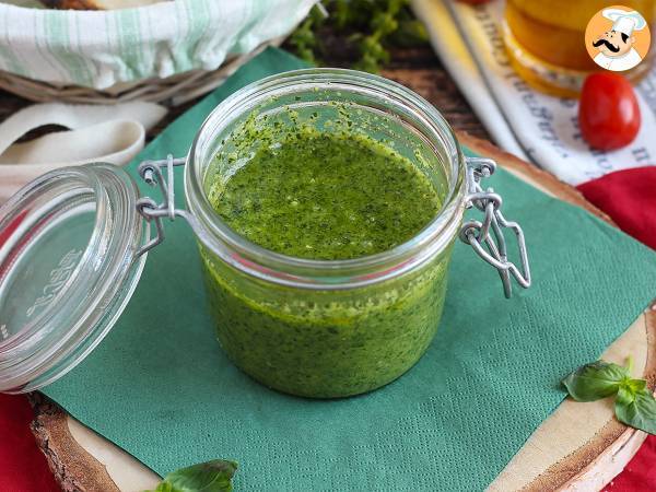 Kotitekoinen vihreä pesto - pesto alla genovese - kuva 5