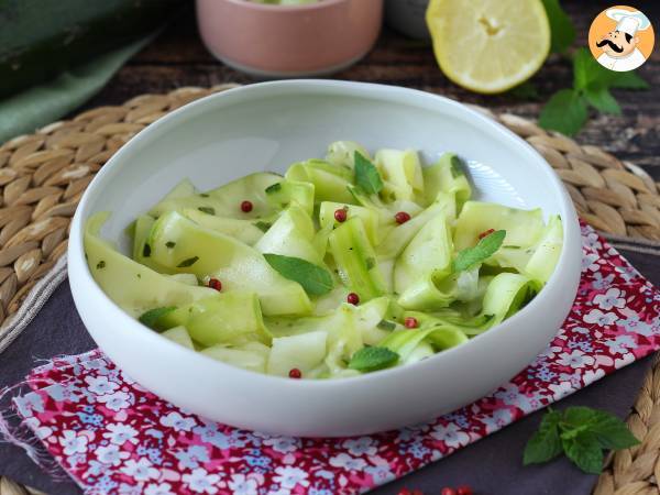 Marinoidut kesäkurpitsat, täydellinen vihannescarpaccio kesään!