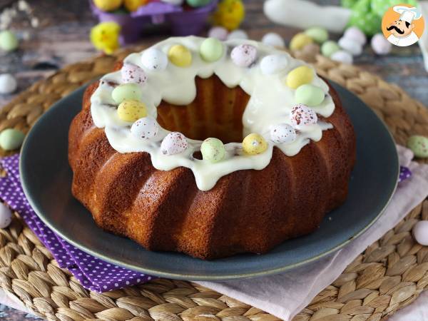 Pääsiäisen sitruuna-valkosuklaa Bundt-kakku