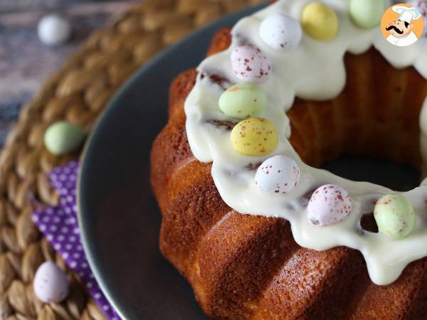 Pääsiäisen sitruuna-valkosuklaa Bundt-kakku - kuva 2