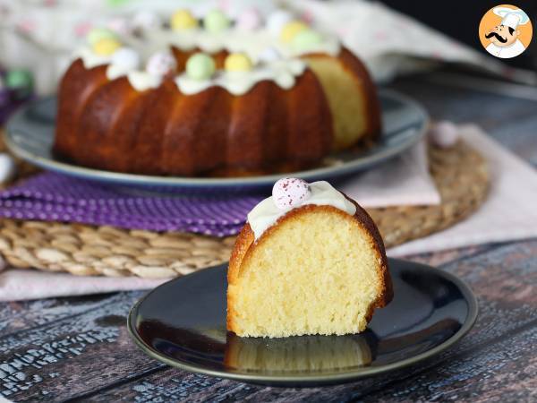 Pääsiäisen sitruuna-valkosuklaa Bundt-kakku - kuva 3