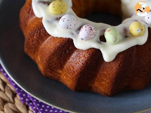 Pääsiäisen sitruuna-valkosuklaa Bundt-kakku - kuva 4