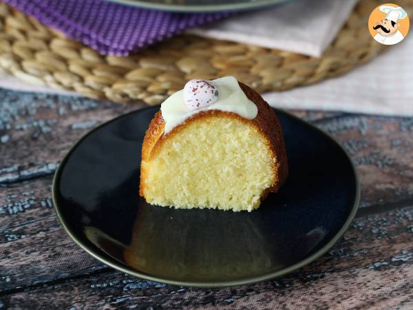 Pääsiäisen sitruuna-valkosuklaa Bundt-kakku - kuva 7