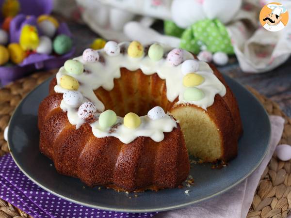 Pääsiäisen sitruuna-valkosuklaa Bundt-kakku - kuva 8