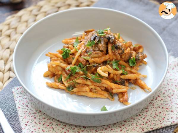 Pasta alla boscaiola, ihanteellinen syksyn ja talven ensimmäinen ruoka