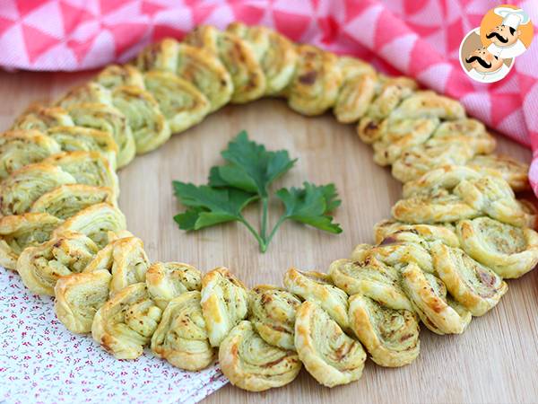 Pesto-leivonnaisseppele aperitiiviksi