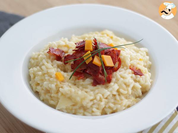 Risotto juustolla ja chorizolla - kuva 2