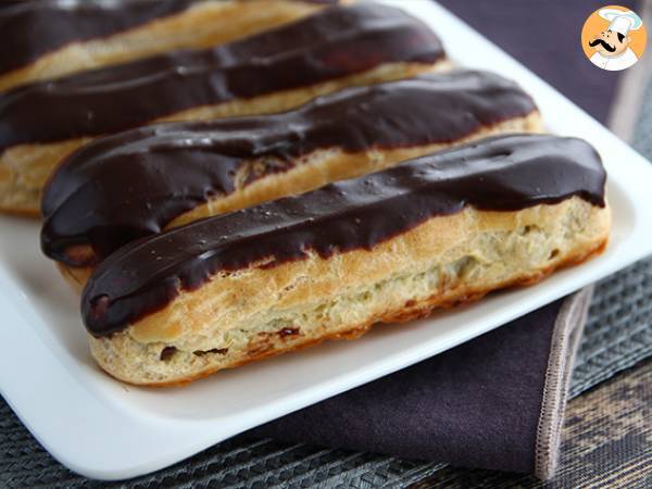 Suklaa éclairs (askel askeleelta ohjeet)