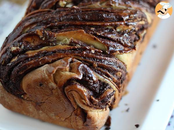 Suklaa- ja hasselpähkinä-babka - kuva 5