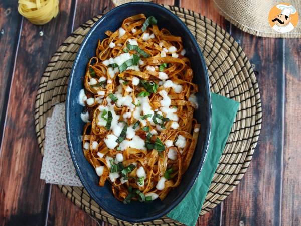 Tagliatelle al forno, hävikin vastainen resepti ylijäämäpastan käyttämiseen. - kuva 3