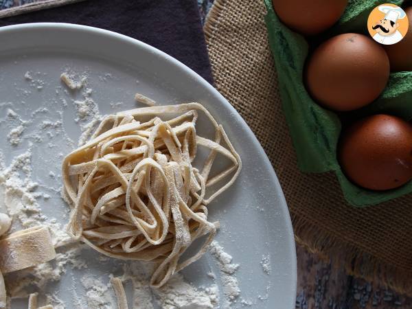 Tagliolini, vaiheittainen menettely niiden valmistamiseksi kotona