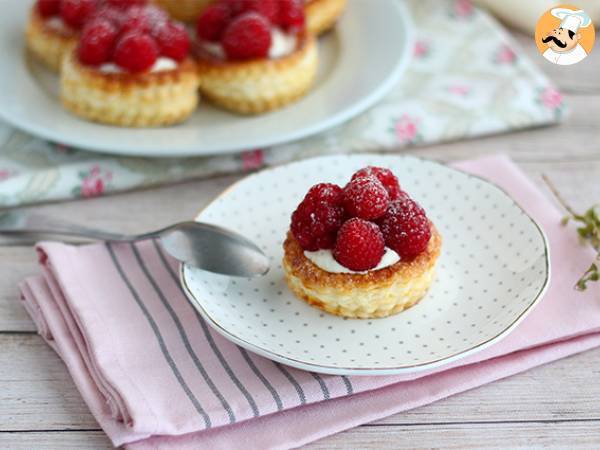 Vadelmat ja mascarpone vol au vent -jälkiruoka - kuva 2