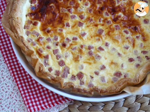 Vähärasvainen quiche kinkulla, juustolla ja jogurtilla! - kuva 2