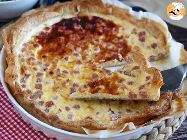 Vähärasvainen quiche kinkulla, juustolla ja jogurtilla! - kuva 3