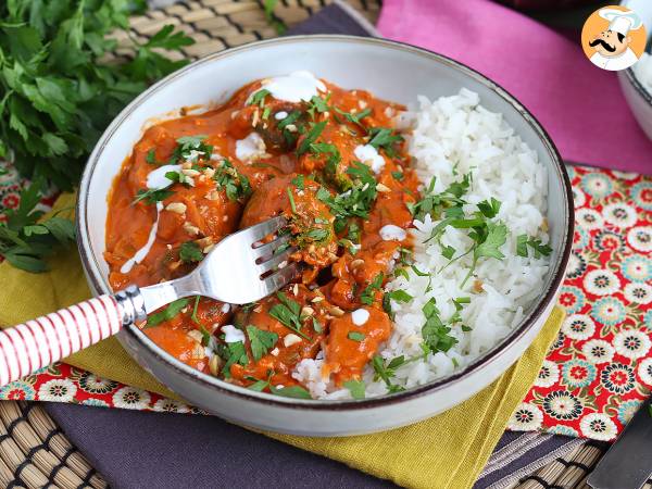 Vegaaninen Malai Kofta: kikherne-lihapullia tomaattikastikkeessa - kuva 2