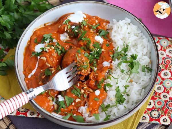 Vegaaninen Malai Kofta: kikherne-lihapullia tomaattikastikkeessa - kuva 4